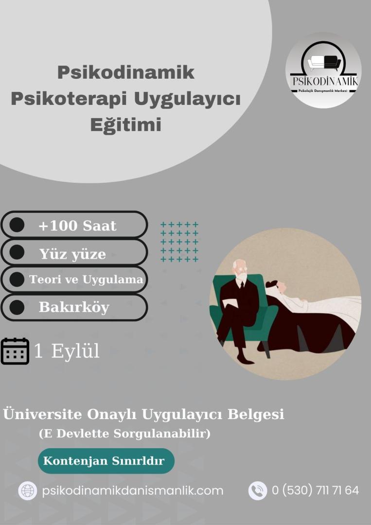 Psikodinamik Psikoterapi Eğitimi (1. grup)